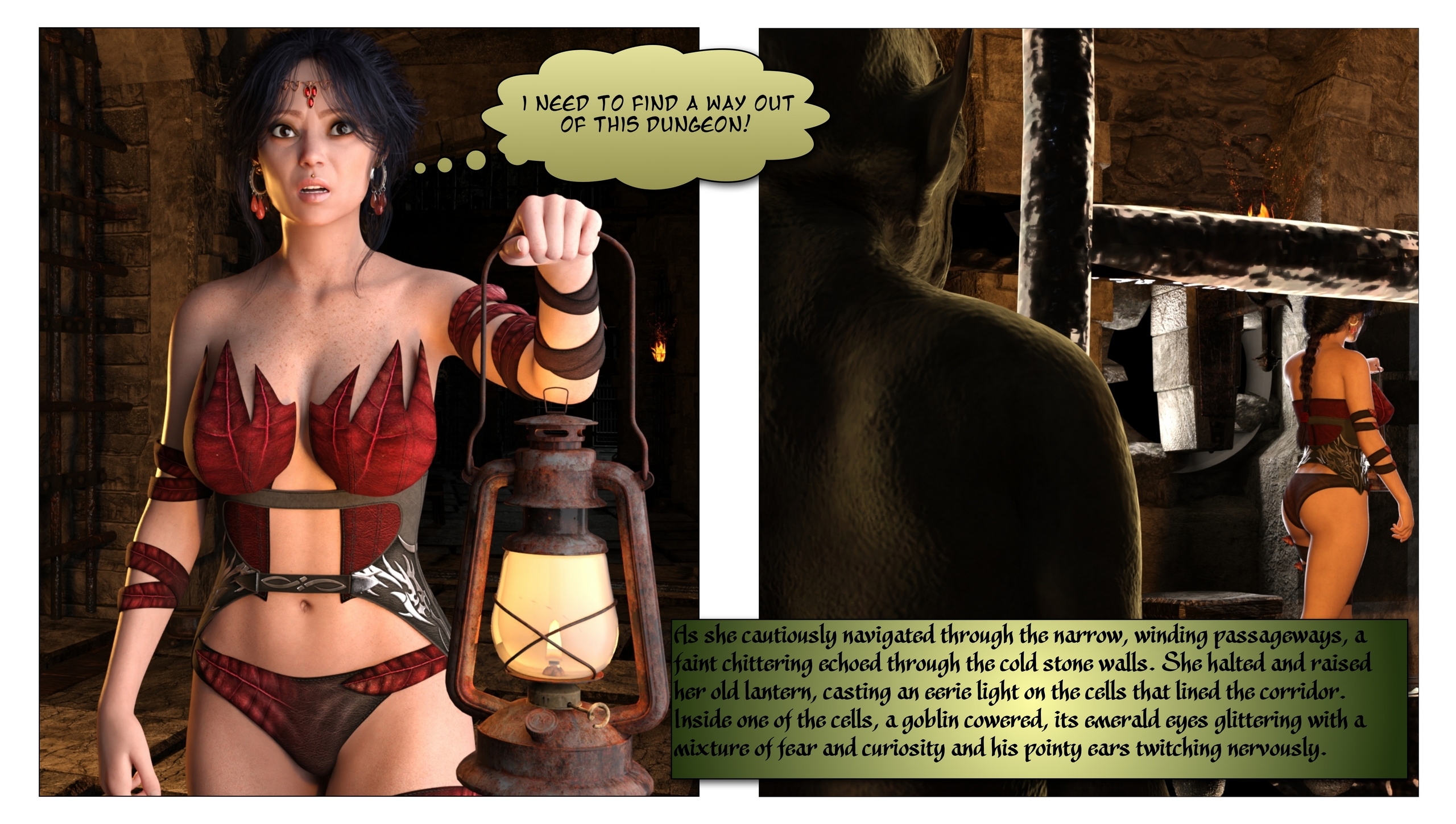 Comic 🏰 The Dungeon s Secret !  Adult Comic Comic Monster Futanari 2