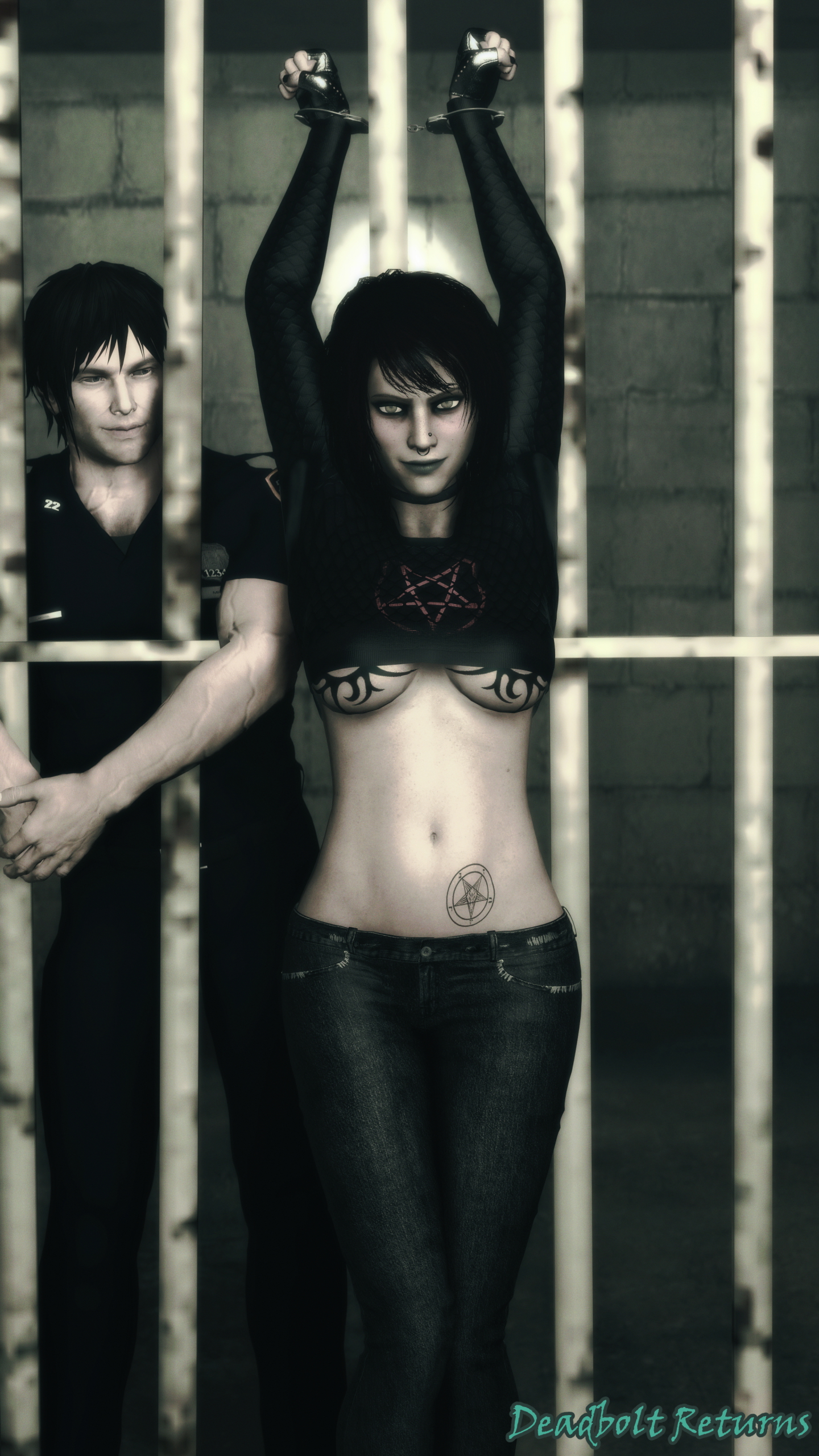 Heather Morrison In Jail Heather Morrison Sextape In Hell Big Tittied Goth Girlfriend Big Tits Sfm Source Filmmaker Nsfw 3d Porn