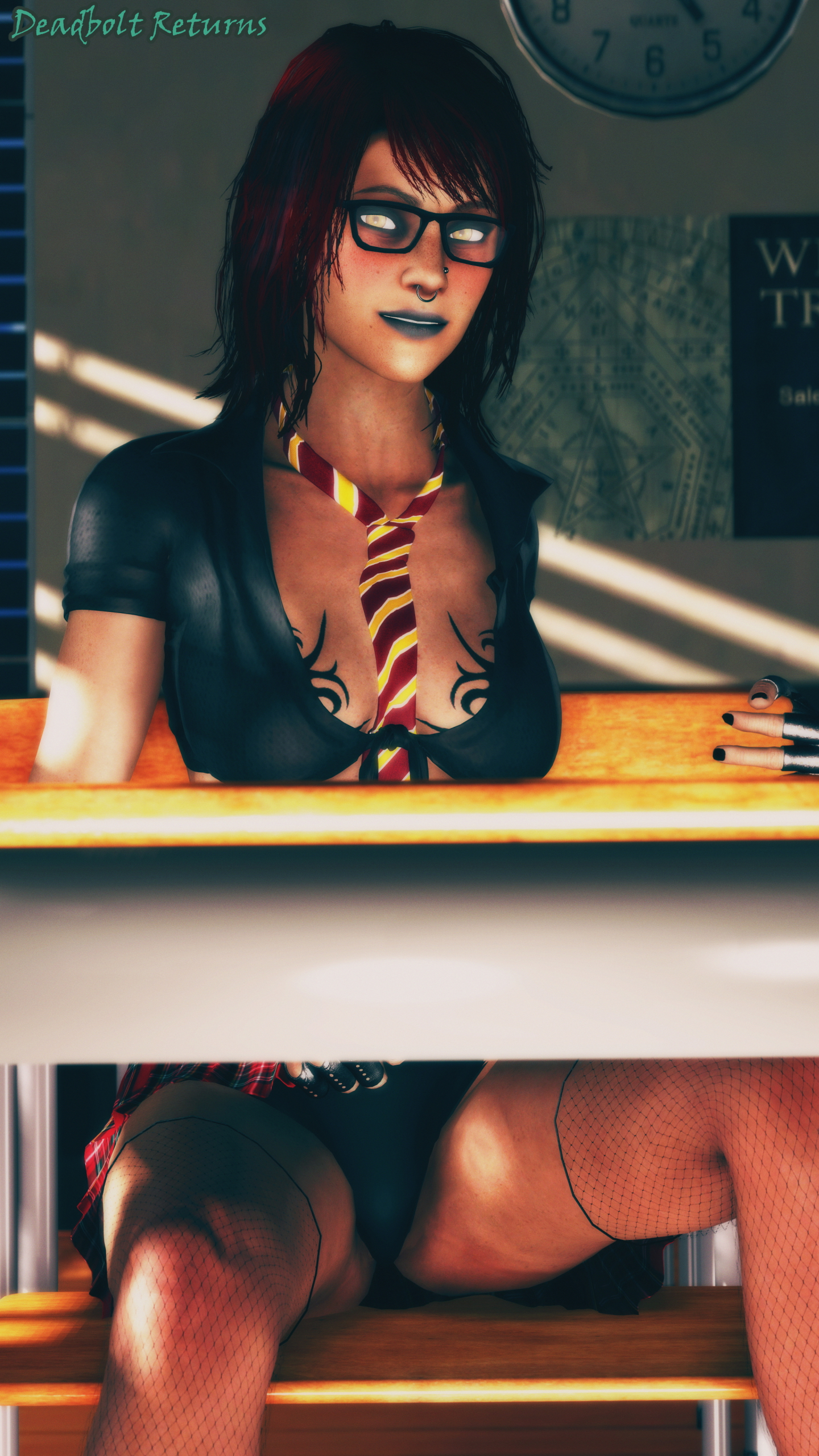 Heather Morrison Sexy Schoolgirl Strip Heather Morrison Sextape In Hell Sfm Source Filmmaker Big Tittied Goth Girlfriend Schoolgirl 2