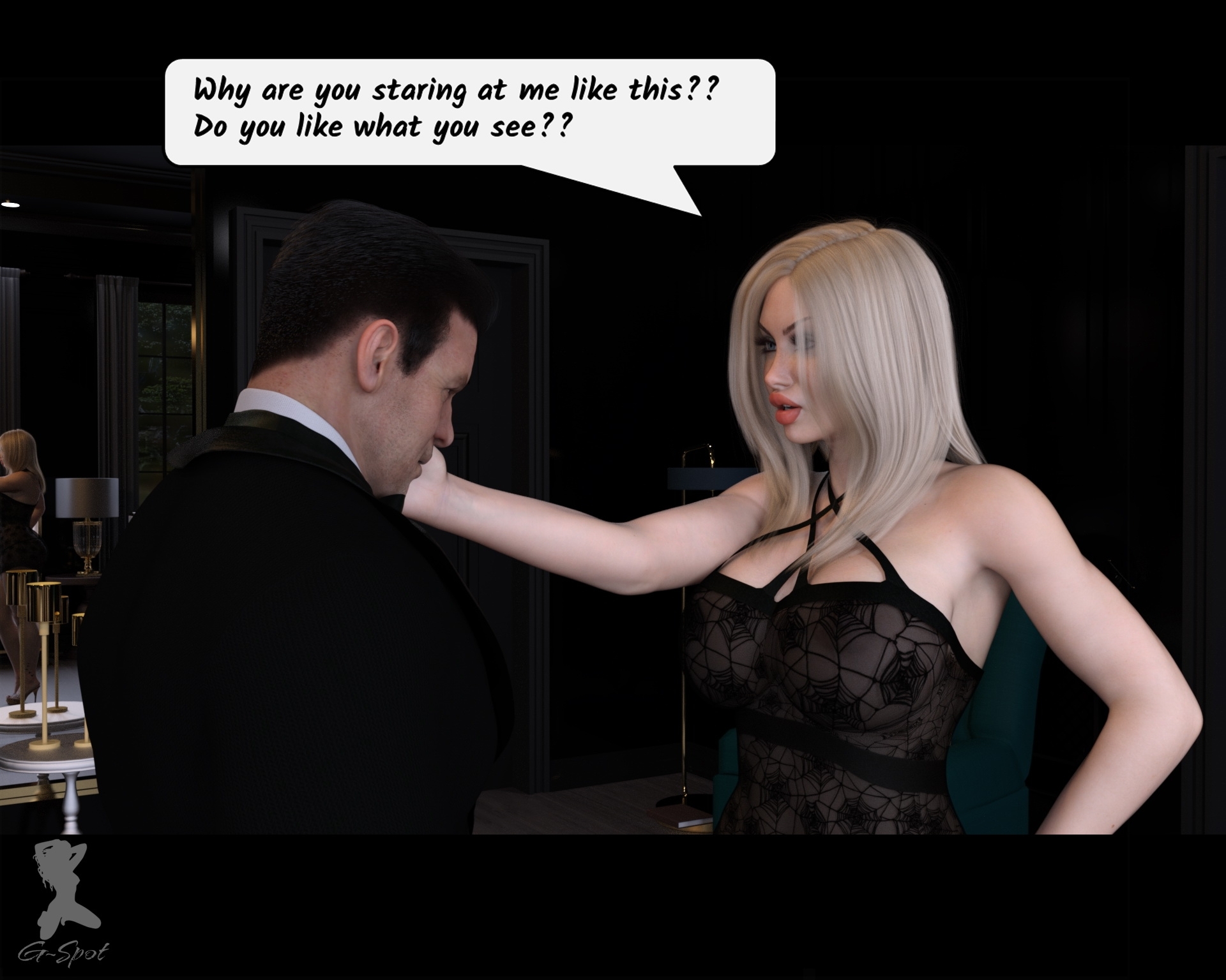 The Butler: Ft. Lucy Builder Lucy Comic Blonde Sexy Sexy Blonde Big Tits Cumshot 23