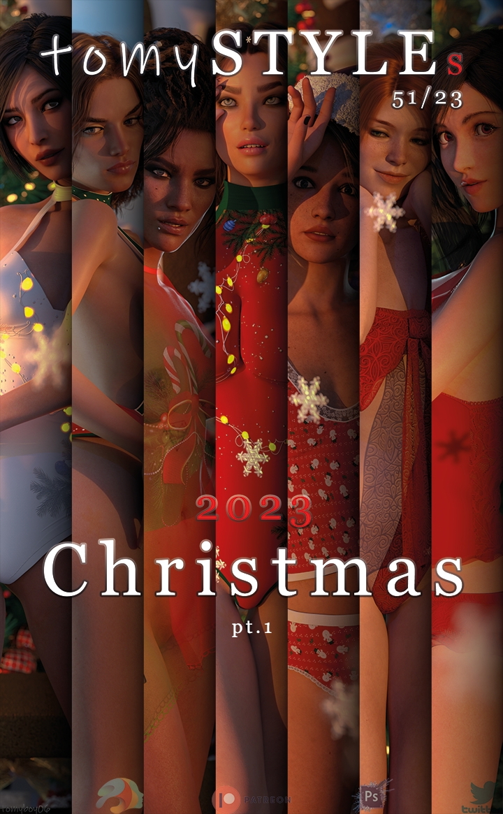 tomySTYLEs Christmas - 2023 pt.1  Solo Pinup Christmas