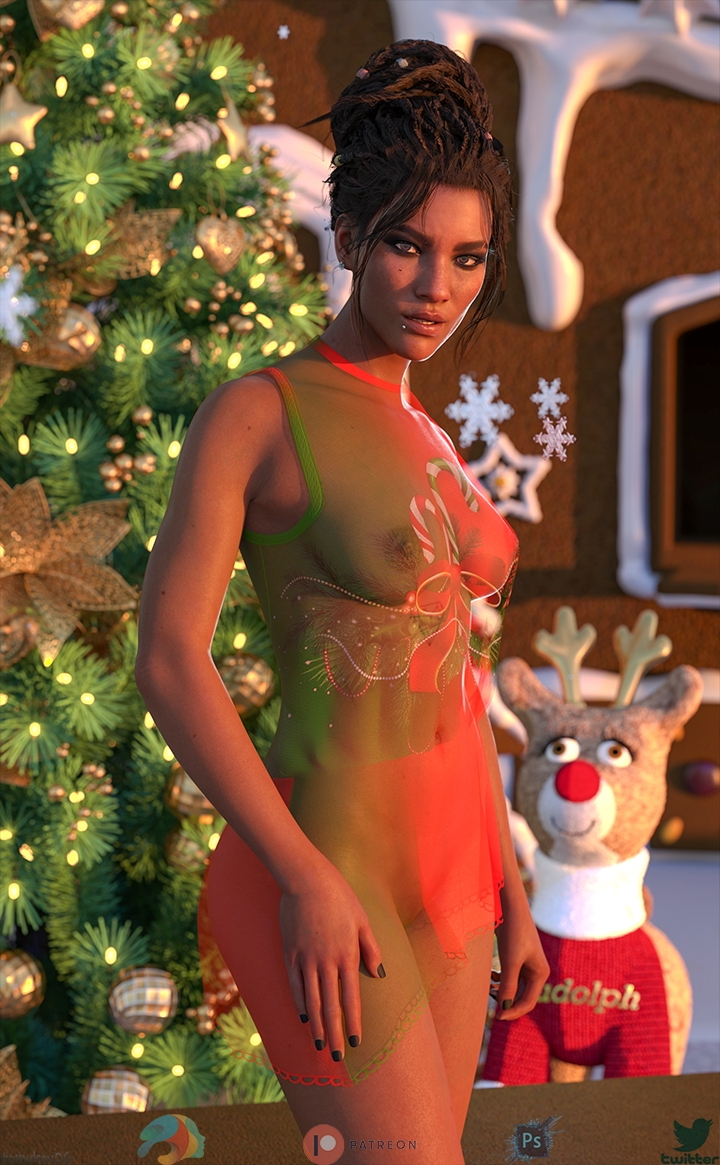 tomySTYLEs Christmas - 2023 pt.1  Solo Pinup Christmas 4