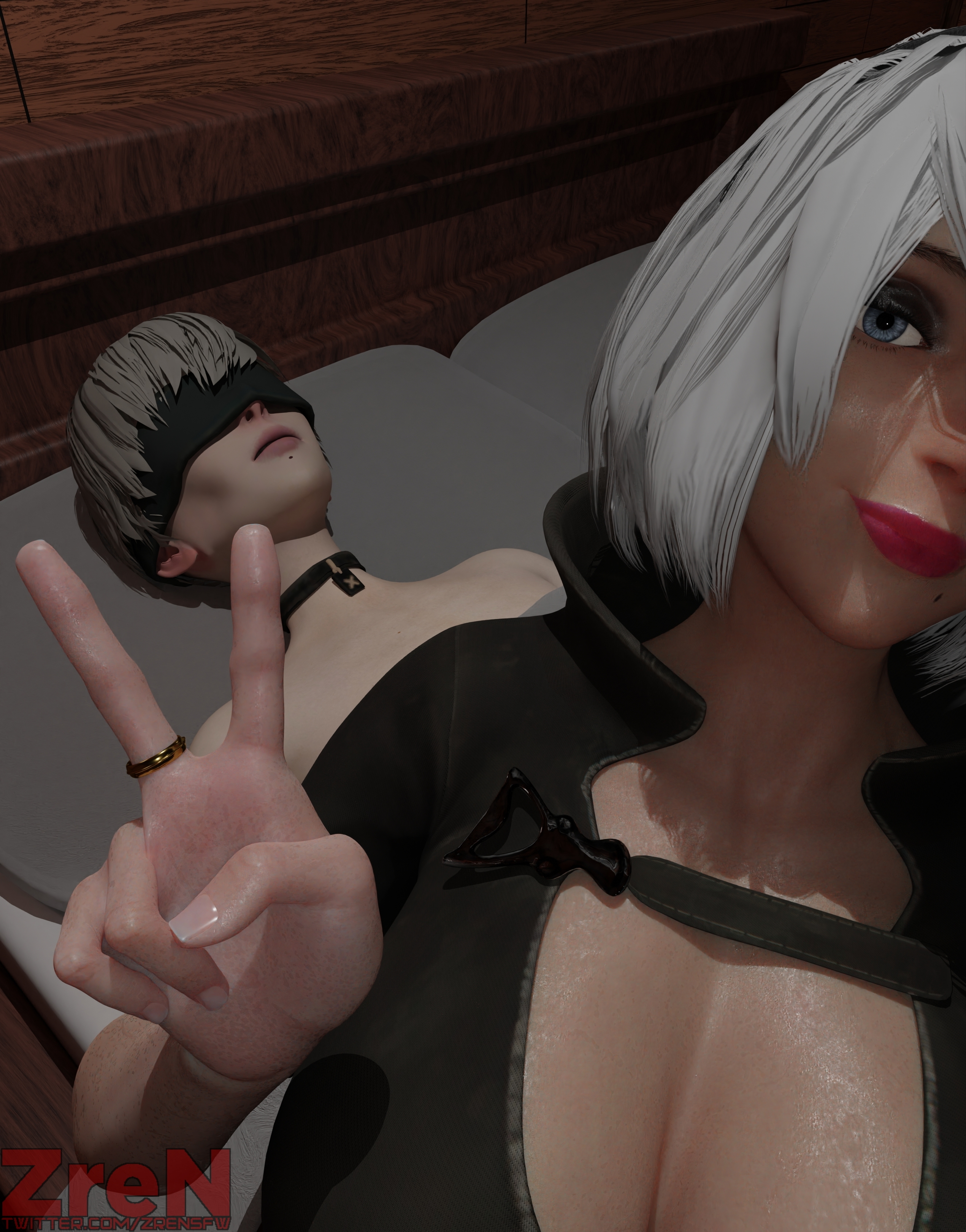 Too insatia[B]le Yorha2b Yorha 9s Nier Automata Nier (series) Selfie