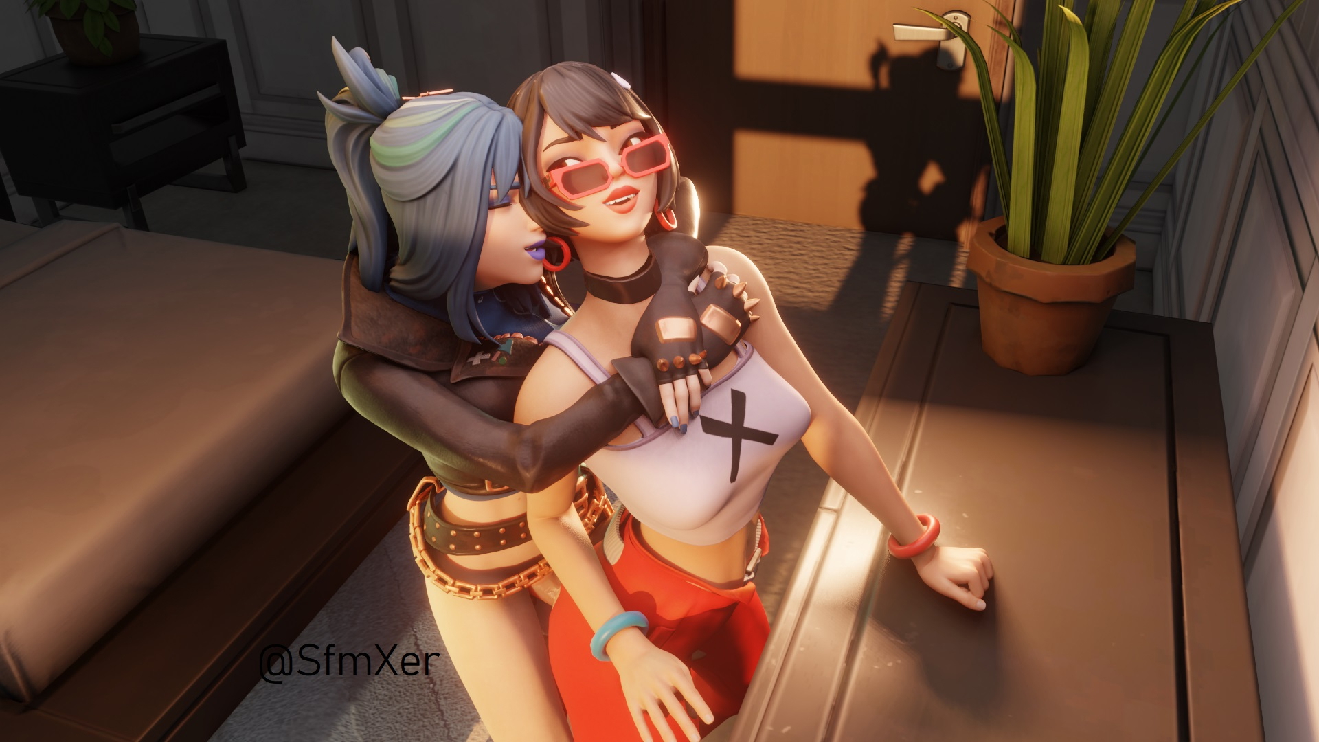 Hope x Evie (Futa) Fortnite Evie (fortnite)  2
