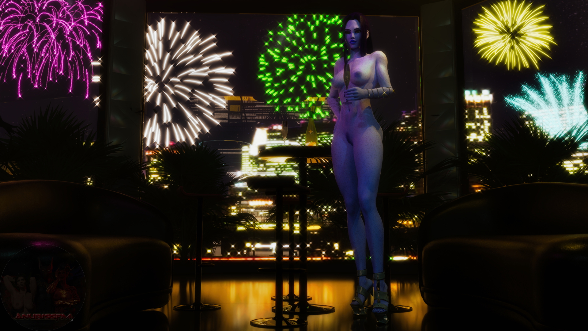 Happy New Year Widowmaker Overwatch Happy New Year