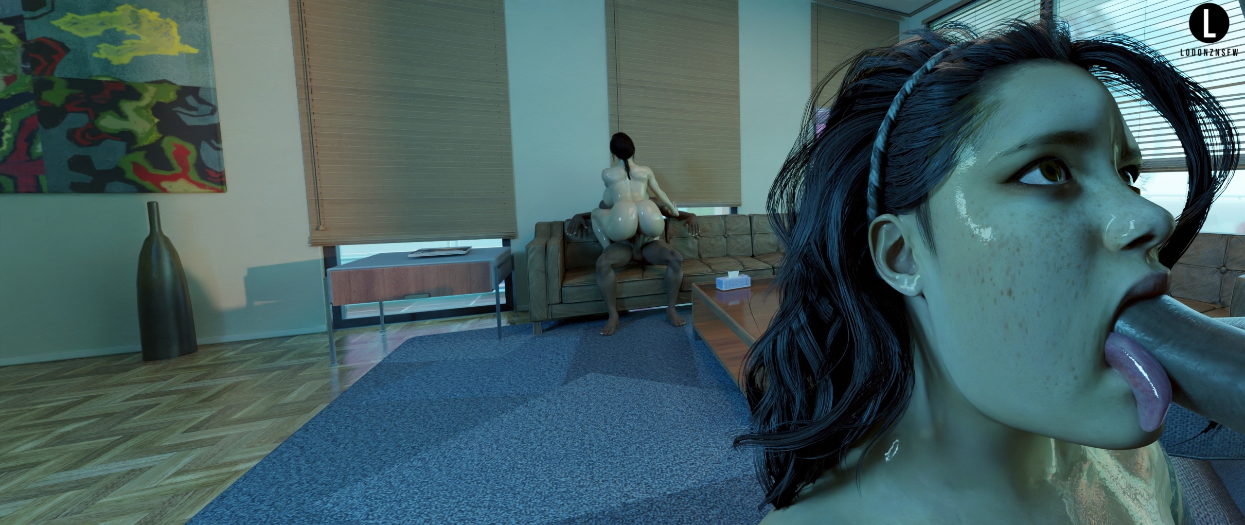 Nico & Mara working overtime Nico (devil May Cry) Mara (call Of Duty) 3some Orgy Bbc Blowjob Deep throat Riding Doggy Style Doggy Style Position Office Dildo Black Cock Blacked Big Tits Big boobs Big Ass Big Dick Big Breasts Big Booty Oiled