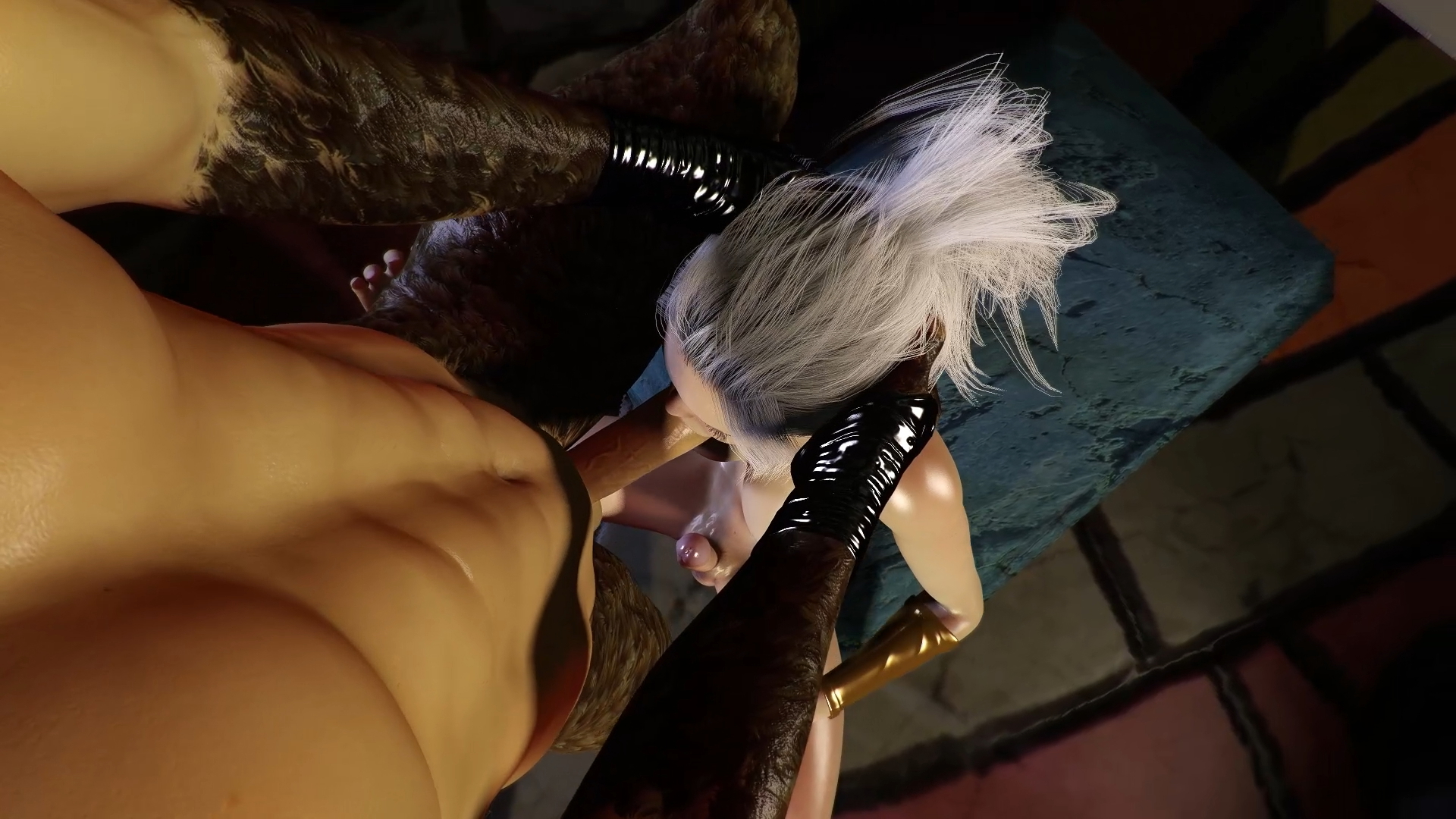 Two ways Blowjob  Blowjob Sucking Cock Bj Sucking Oral Sex Oral 3d Porn Furry Futanari Futa Futa On Male Male On Futa Fantasy 3