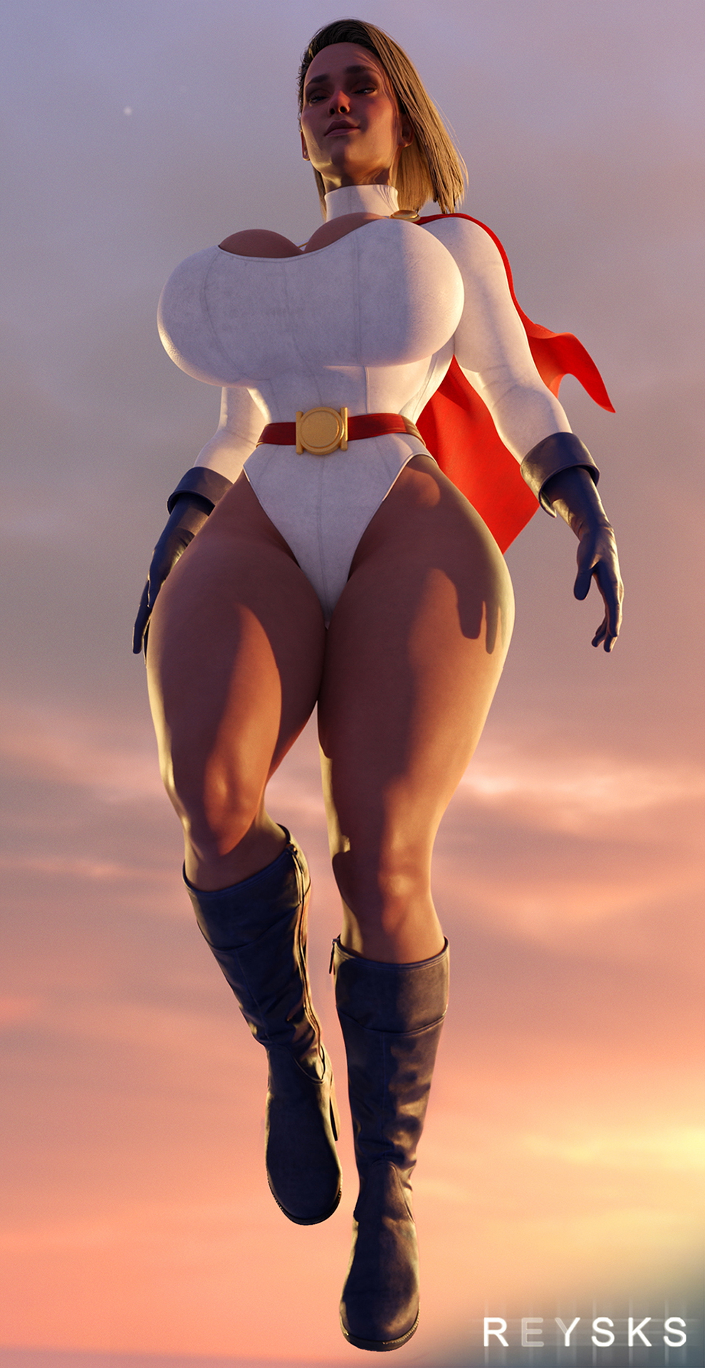 Clark and Tall Diana Superman Injustice Wonder Woman Big Breasts Big Tits Tall Girl Titjob Titfuck Anal Sex Cumming Inside Eating Pussy 11