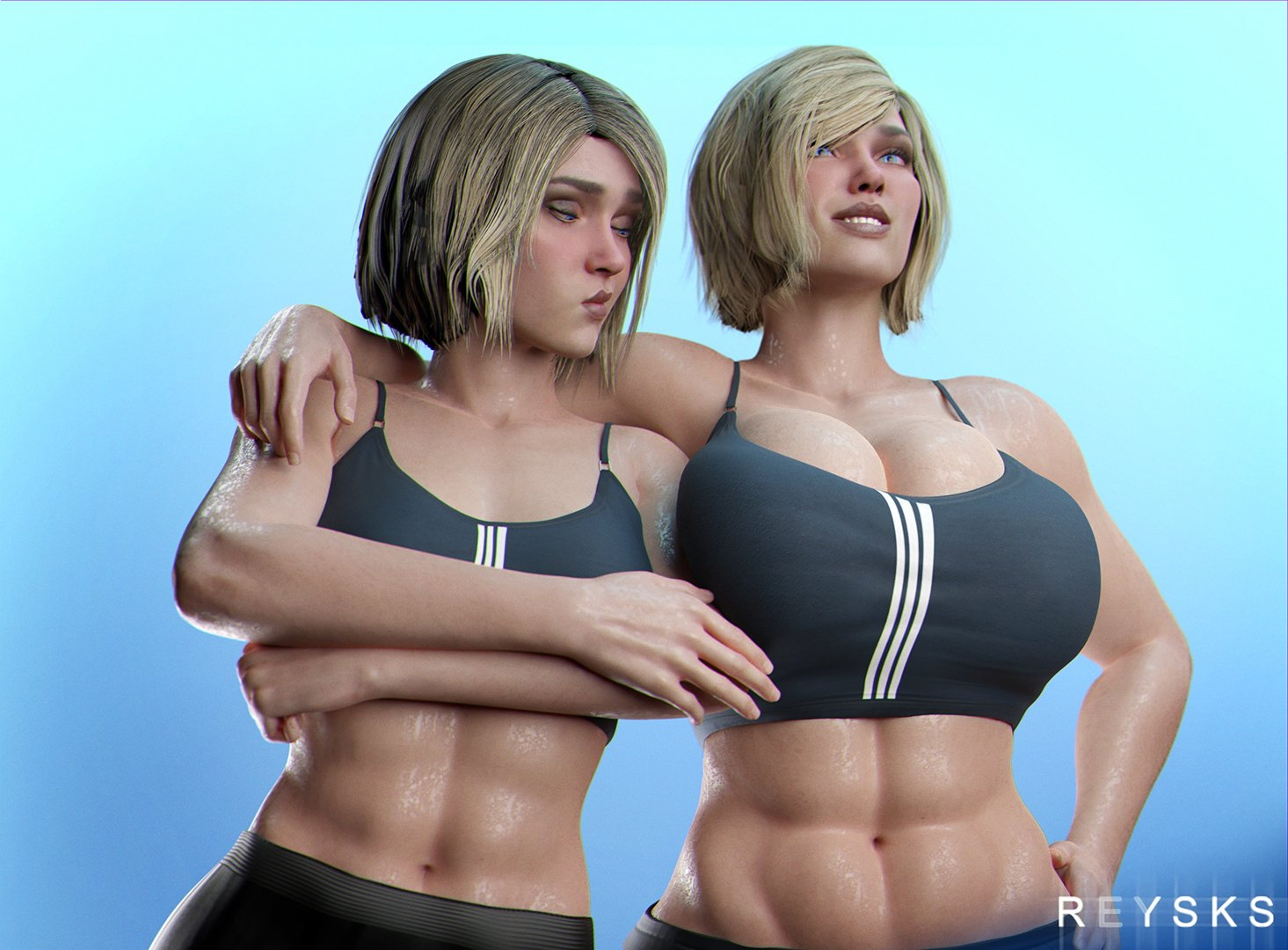 The Karas Supergirl Power Girl Kara Zor-el Injustice Dc Comics Big boobs Big Tits Big Breasts