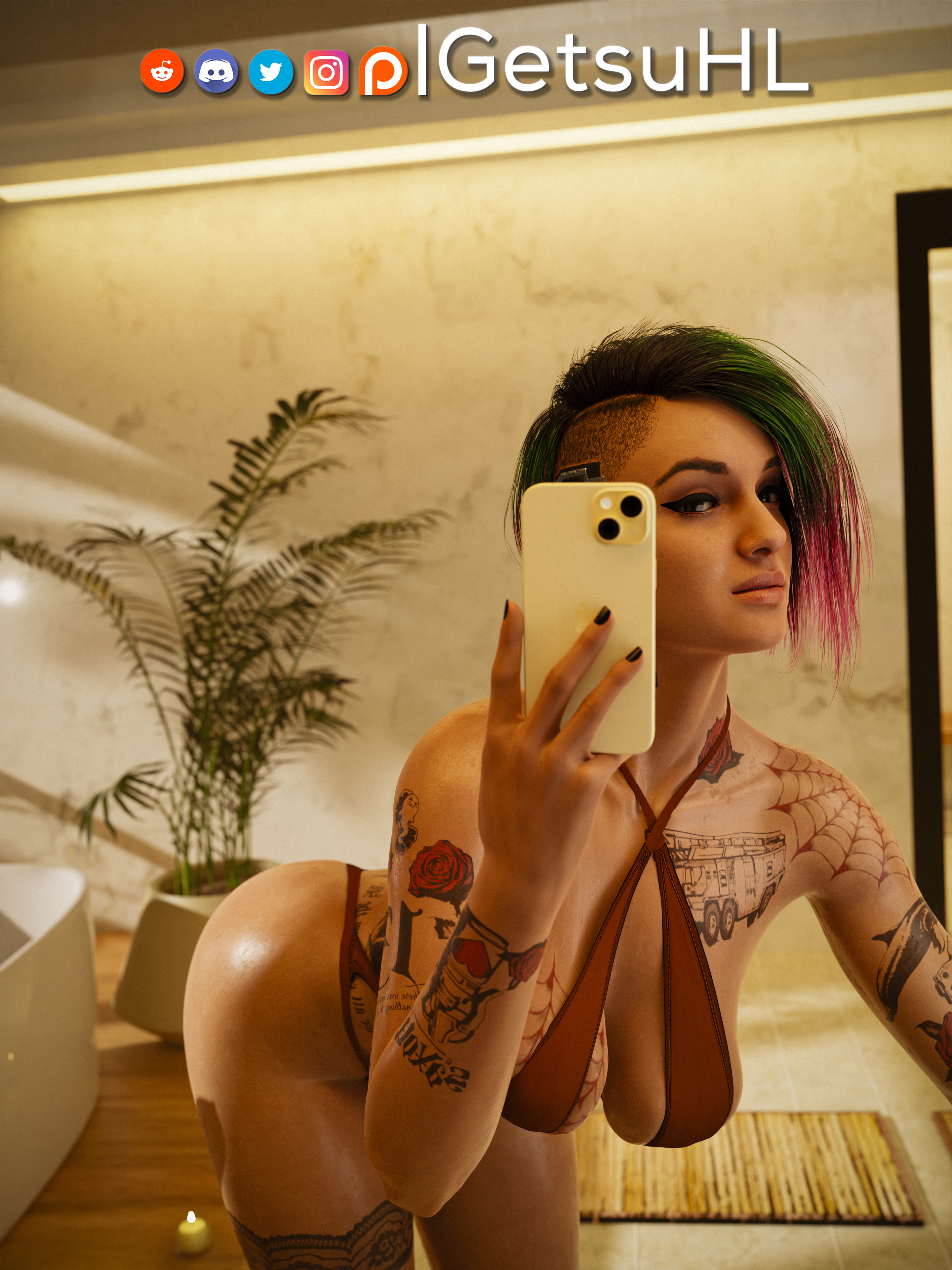 Judy selfie Judy Alvarez Cyberpunk2077 Selfie Big Tits 2