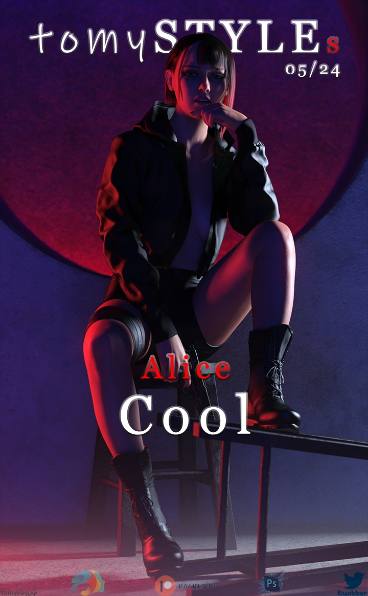 tomySTYLEs Alice - Cool  Solo Pinup 3d Girl