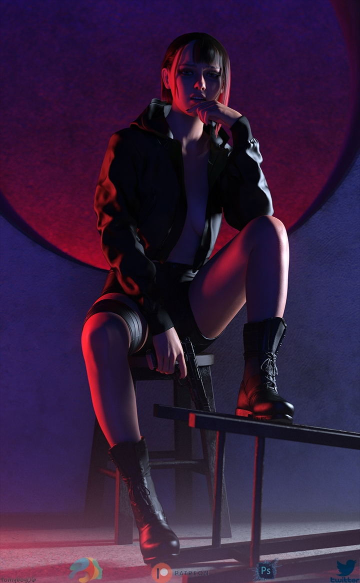tomySTYLEs Alice - Cool  Solo Pinup 3d Girl 2
