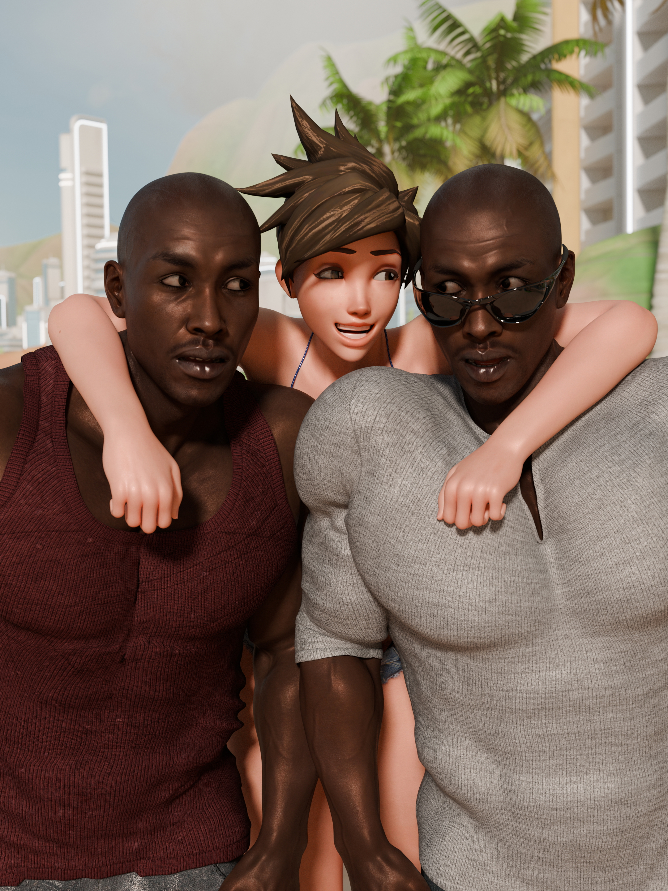 Making New Friends Tracer Overwatch Double Penetration Bbc Sweaty Sweat
