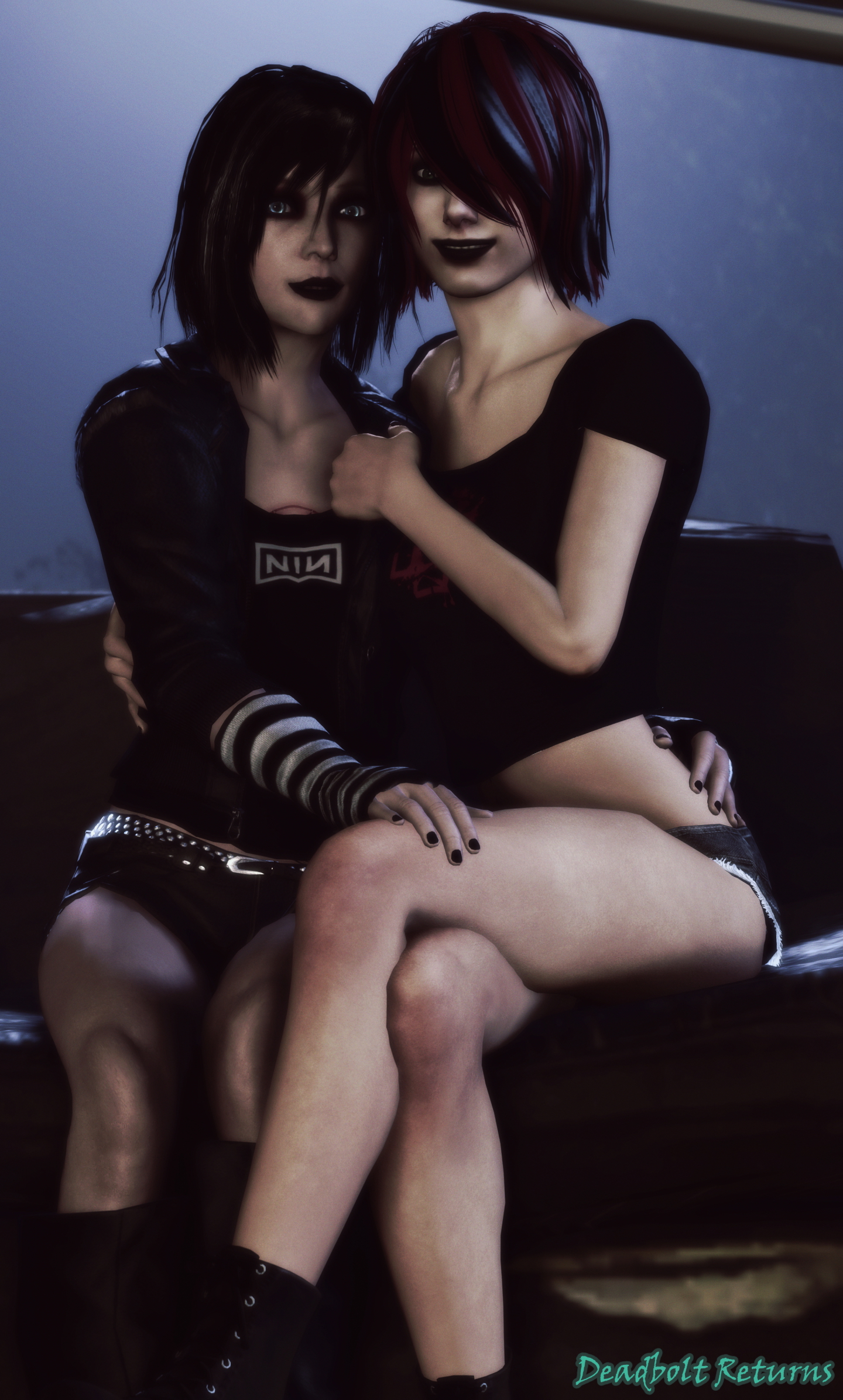 Chloe Glidewell and Annie Grene Enjoy Each Other Chloe Glidewell Annie Grene Original Sextape In Hell Original Character Original Series Lesbian Lesbians Lesbian Sex Lesbian Couple Sfm Source Filmmaker 3d Porn