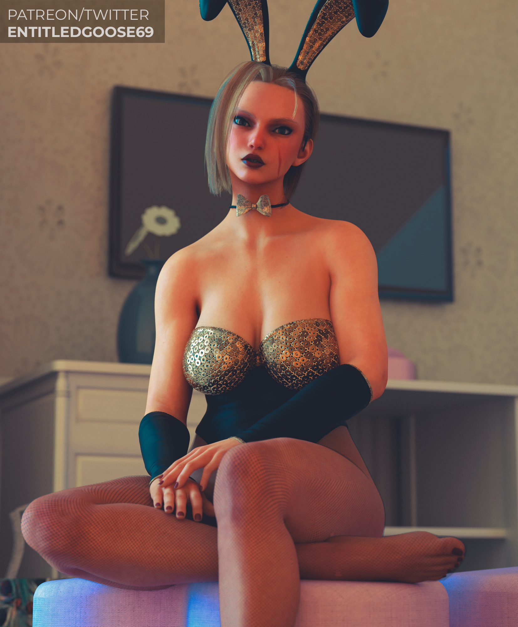sitting pose