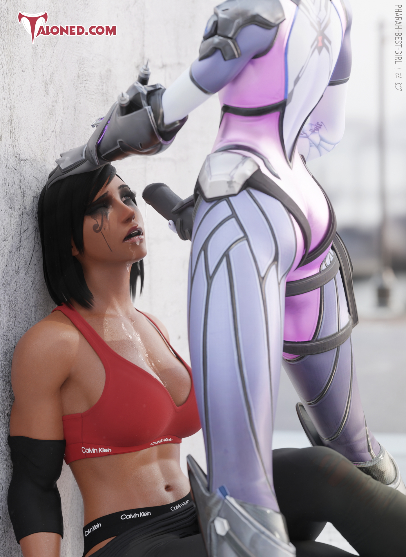 Pharah defeated pt 8 Overwatch Pharah Pharah (overwatch) Widowmaker Lesbian