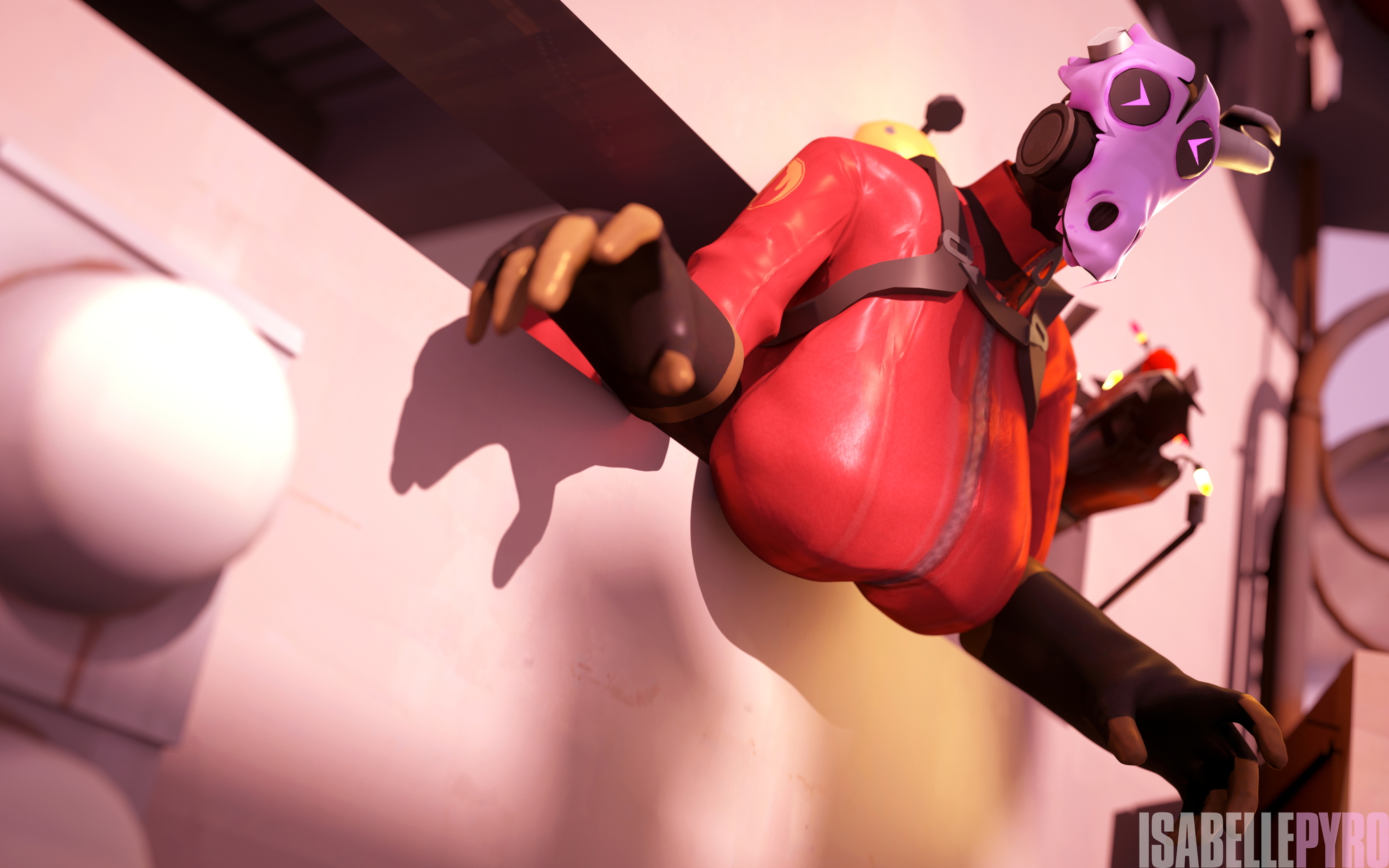 Trapped Tf2 Fempyro Pyro Teamfortress  2