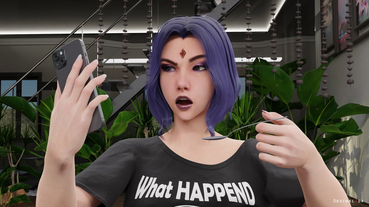 NSFW 3D art featuring Starfire and Raven. Starfire Raven Meme Nsfw 2