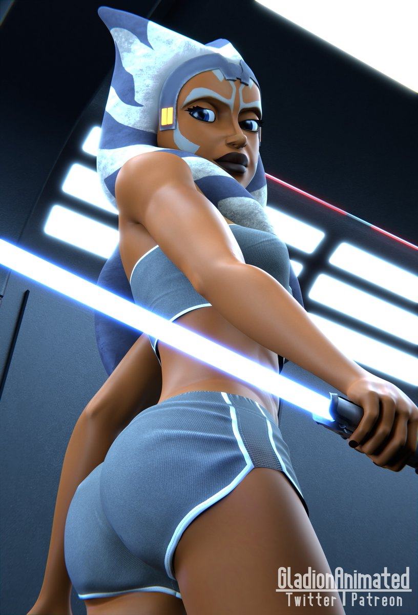 Ahsoka alert during workout. Ahsoka Workout Patreon Nsfw