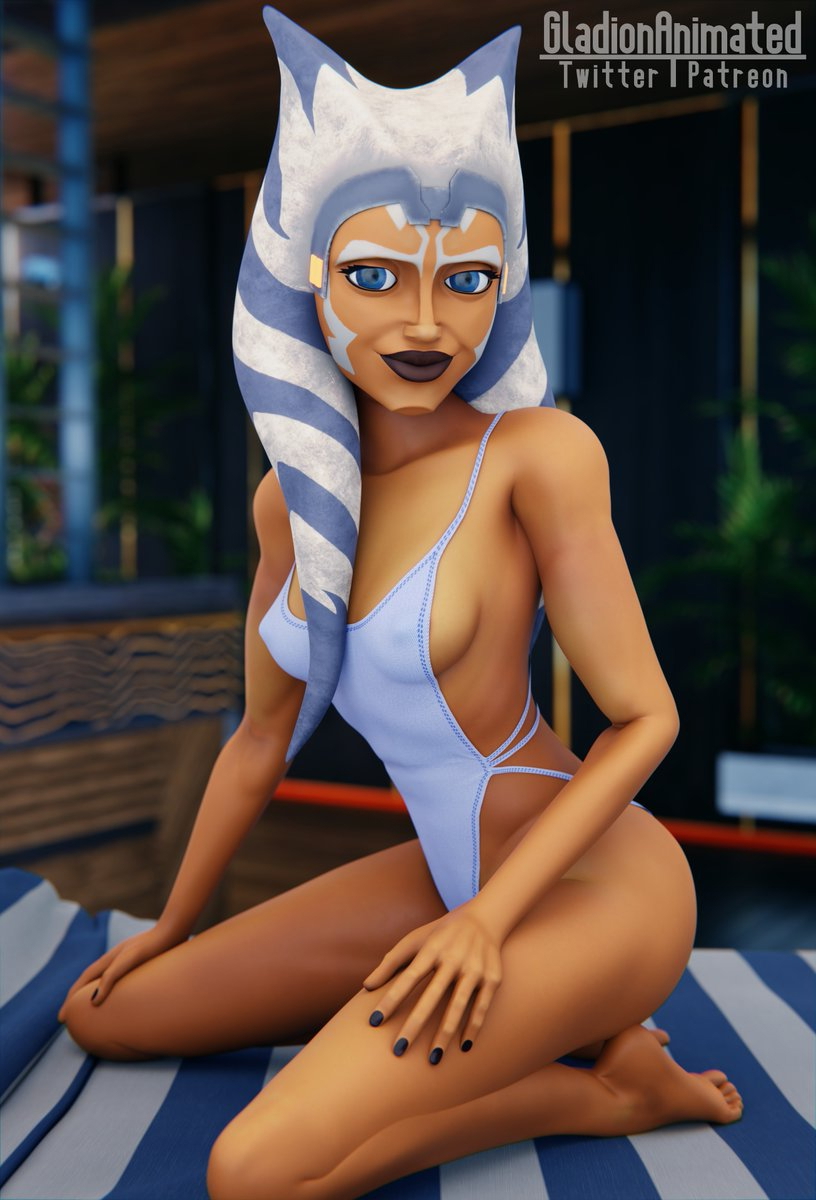 Ahsoka Tano is attractive.  Patreon Nsfw Lewd Hentai