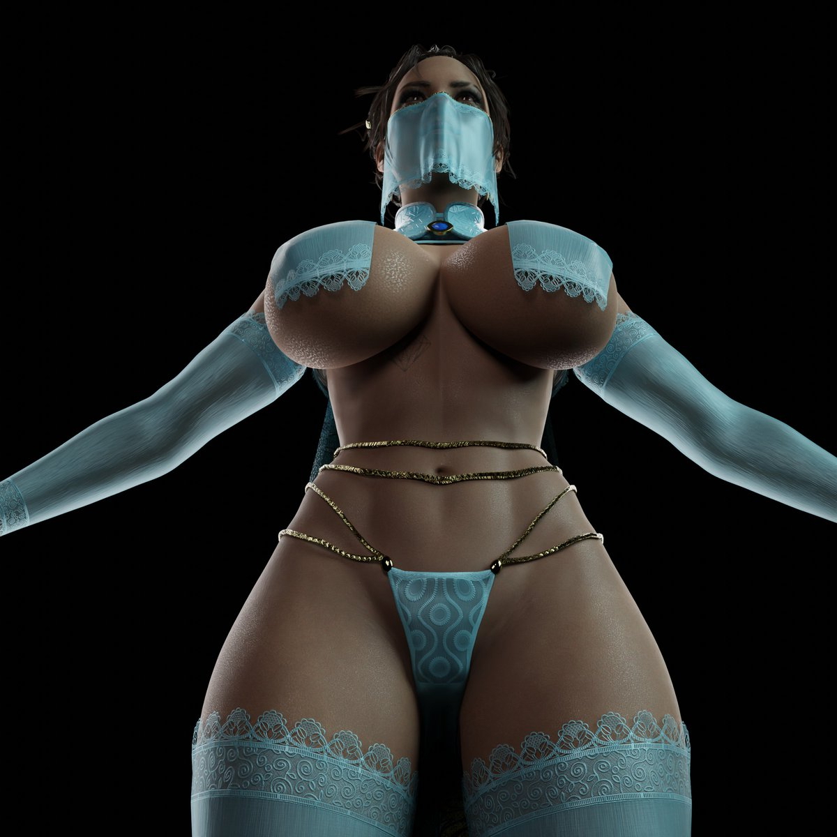 Outfit fitted on Panam  content creation. Panam Outfit 2