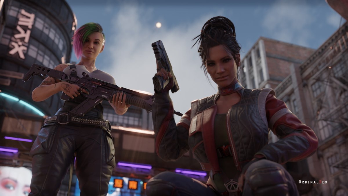 Cyberpunk scene featuring Judy and Panam. Cyberpunk2077 Nsfw Rule34