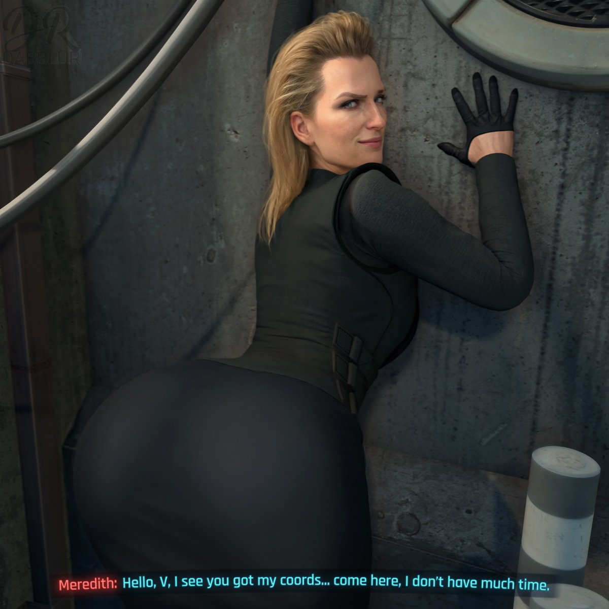 Meredith Stout Militech Meetup Cyberpunk2077 V Nsfw