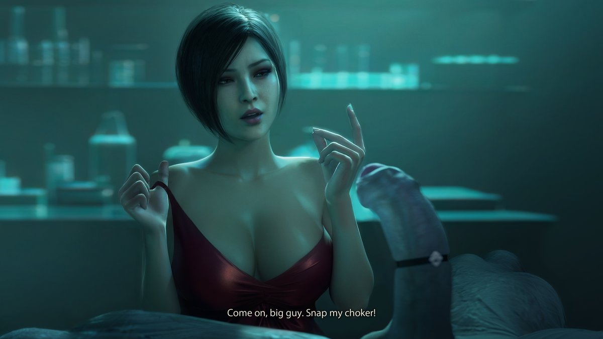 Ada Wong Choker Snap  Toy Nsfw
