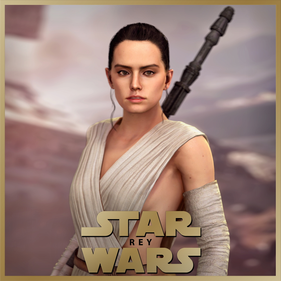 Happy Life Day Rey Version 1.0 Release  Sci-fi Character