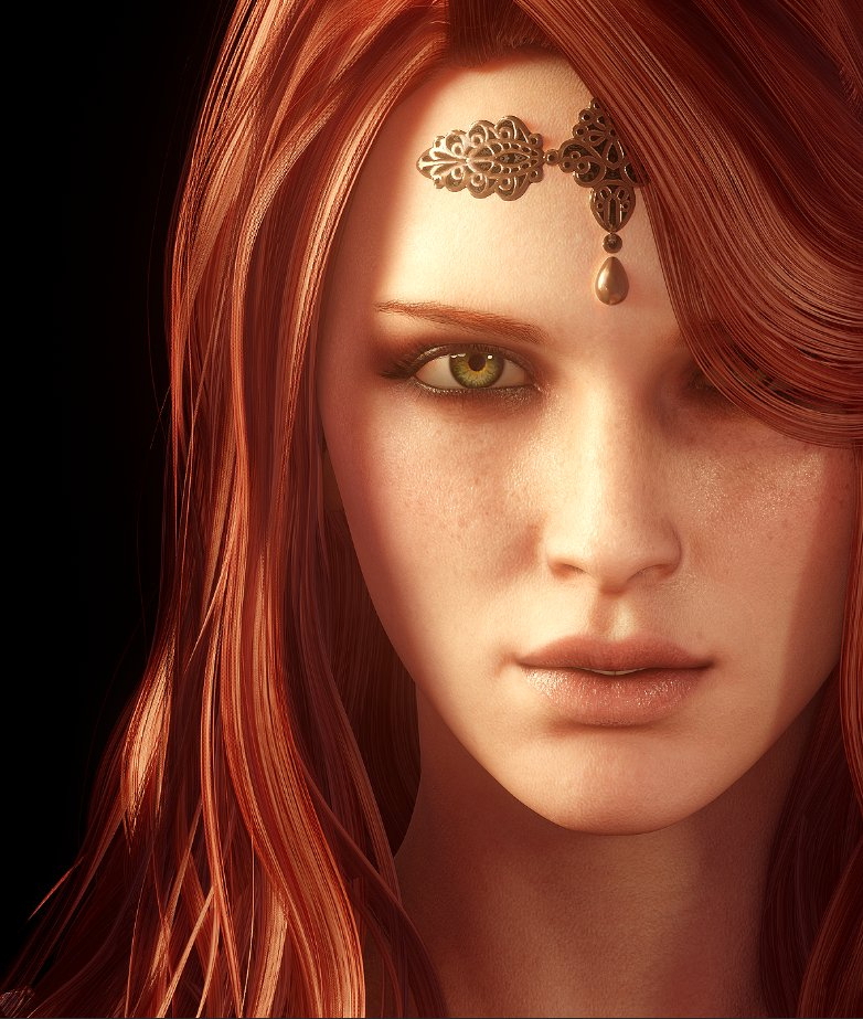 Triss with Long Hair Looks Cute Triss Cute Long Hair