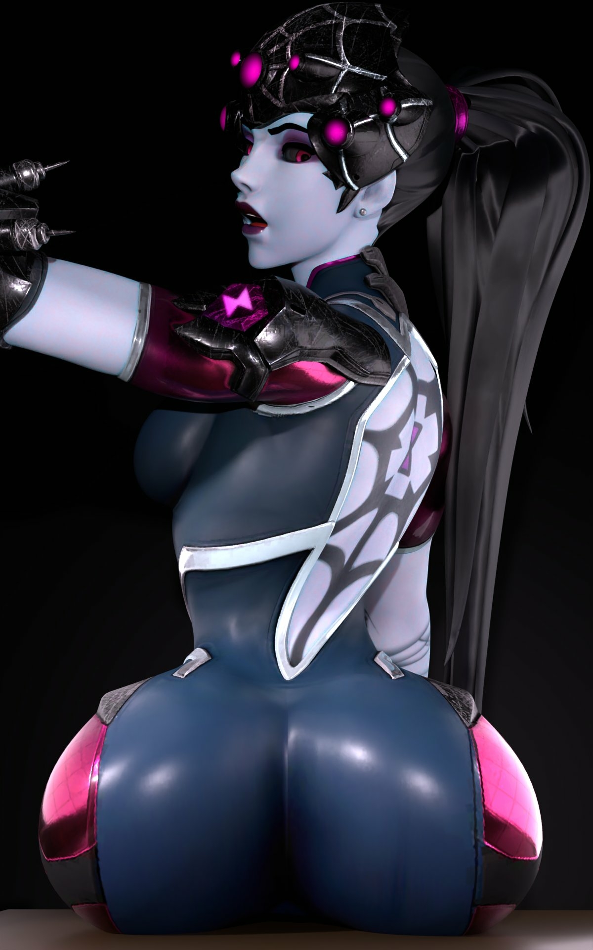 Some widowmaker ass Widowmaker Overwatch 3d Porn Nude Sexy Ass From Behind Looking Back Boobs Anus Butt Hole Pussy