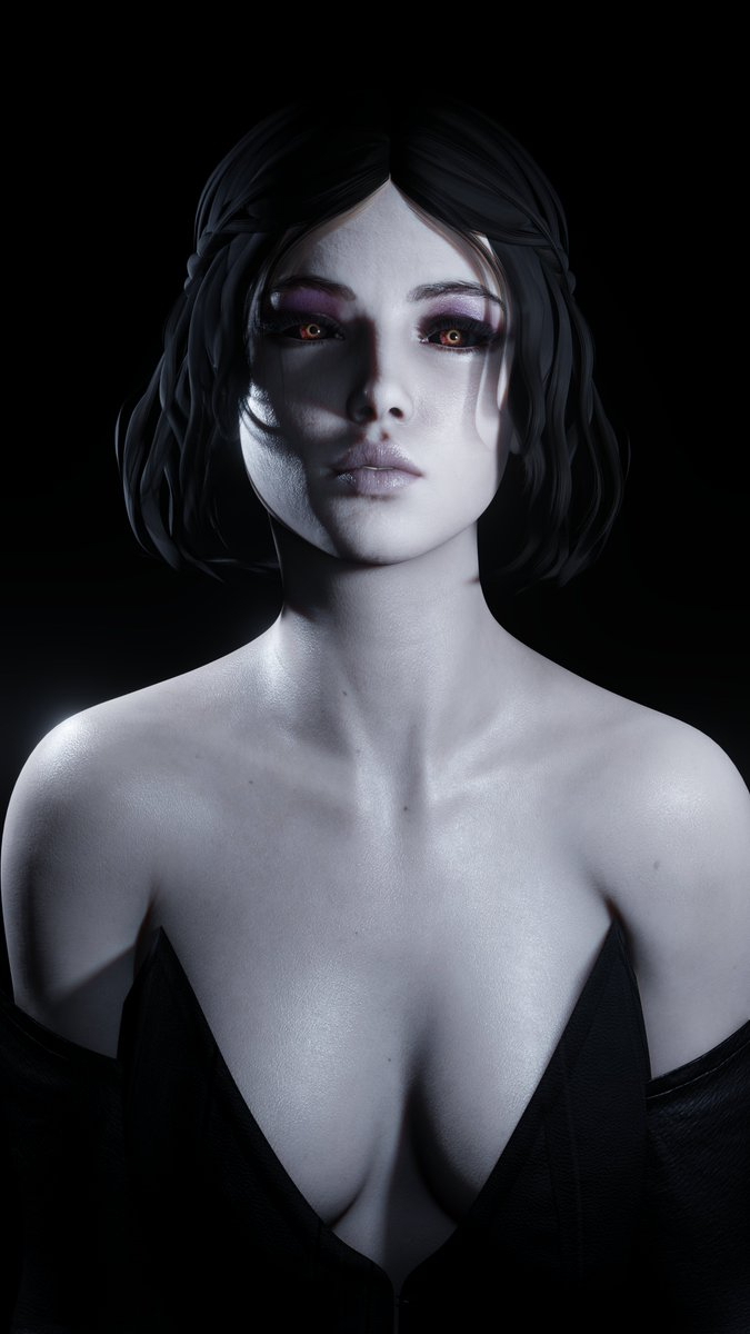 Serana custom outfit modeled by LeGuymelef  