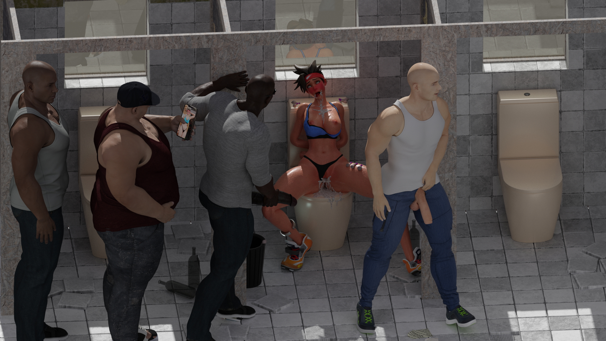 Public Toilet Tracer Tracer Toilet Condom Cum 2