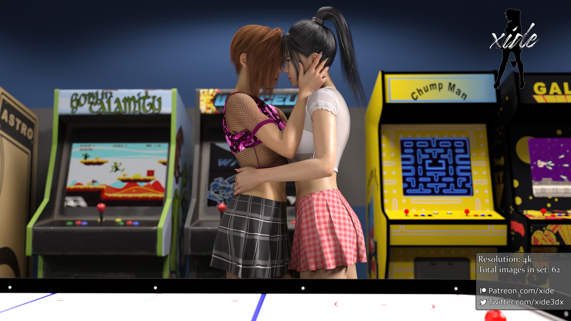 Kazuki and Keiko  Lesbian Stockings Asian 3