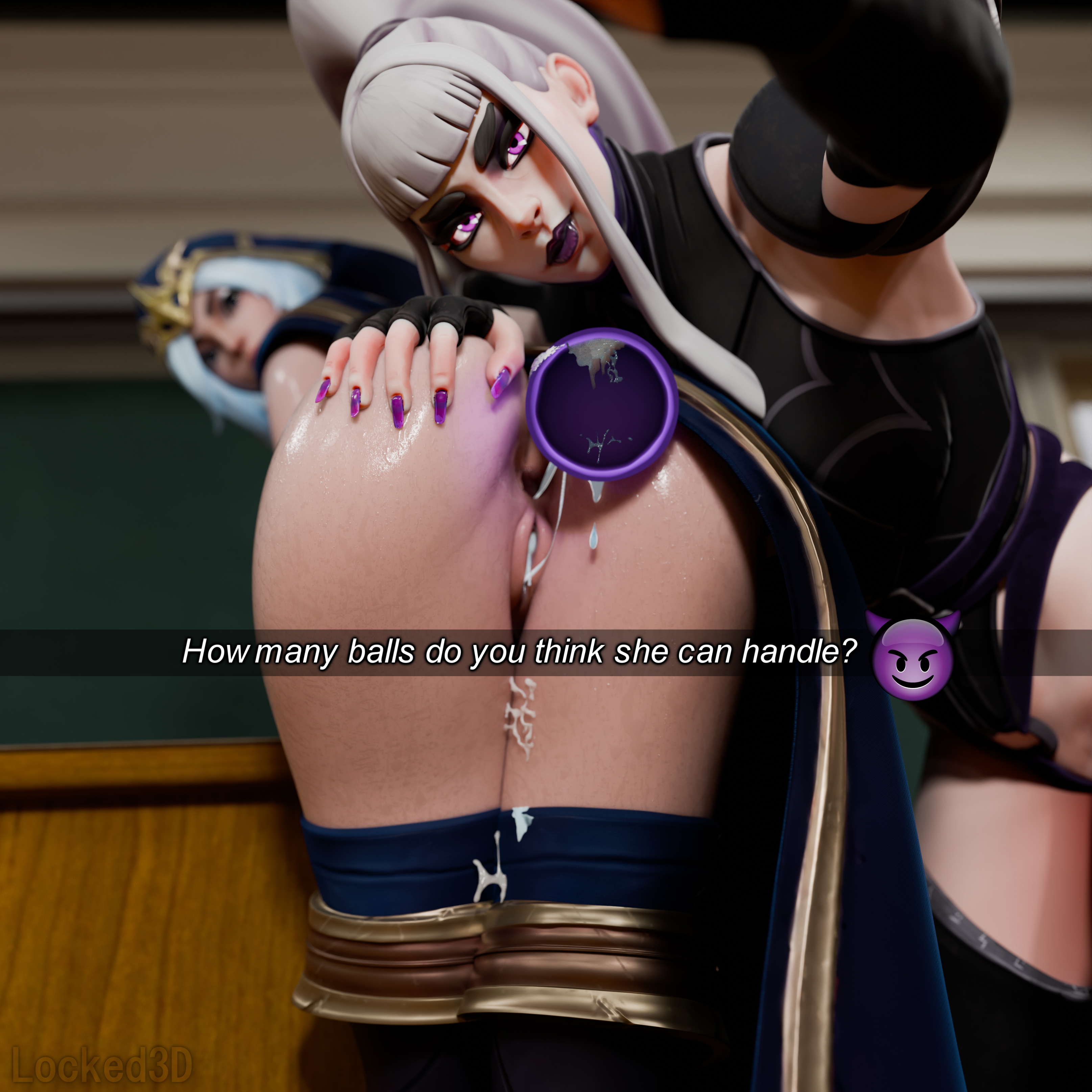 Syndra s Playground Ashe Syndra League Of Legends Ass Pussy Cum Vaginal Anal