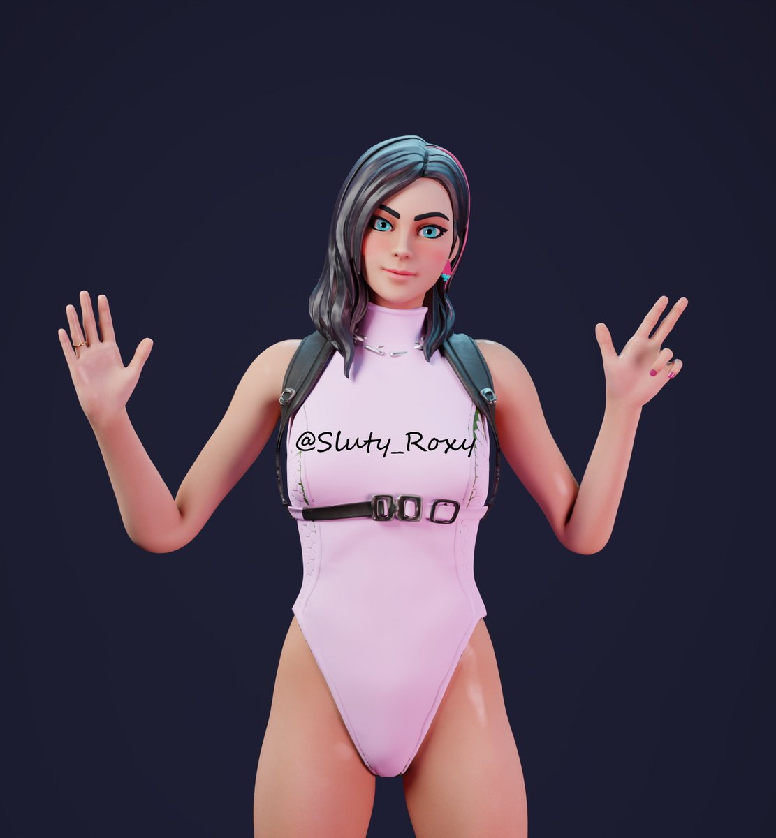 Idk why Skye made me wear this its very tight Skye Tight Model