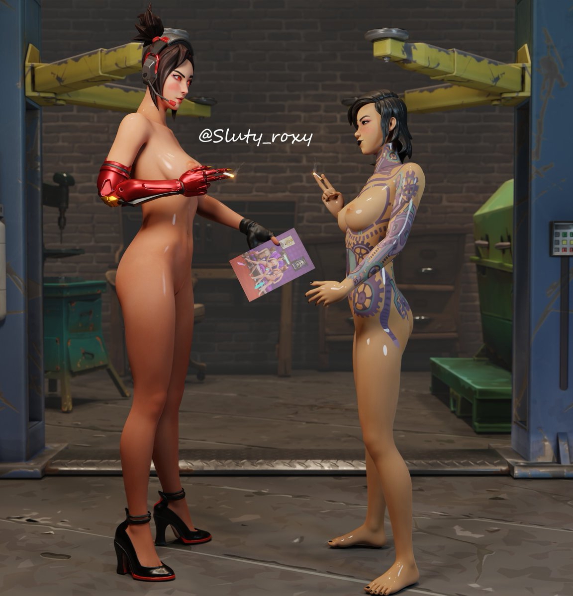 Demi and Jules Capture Rox  