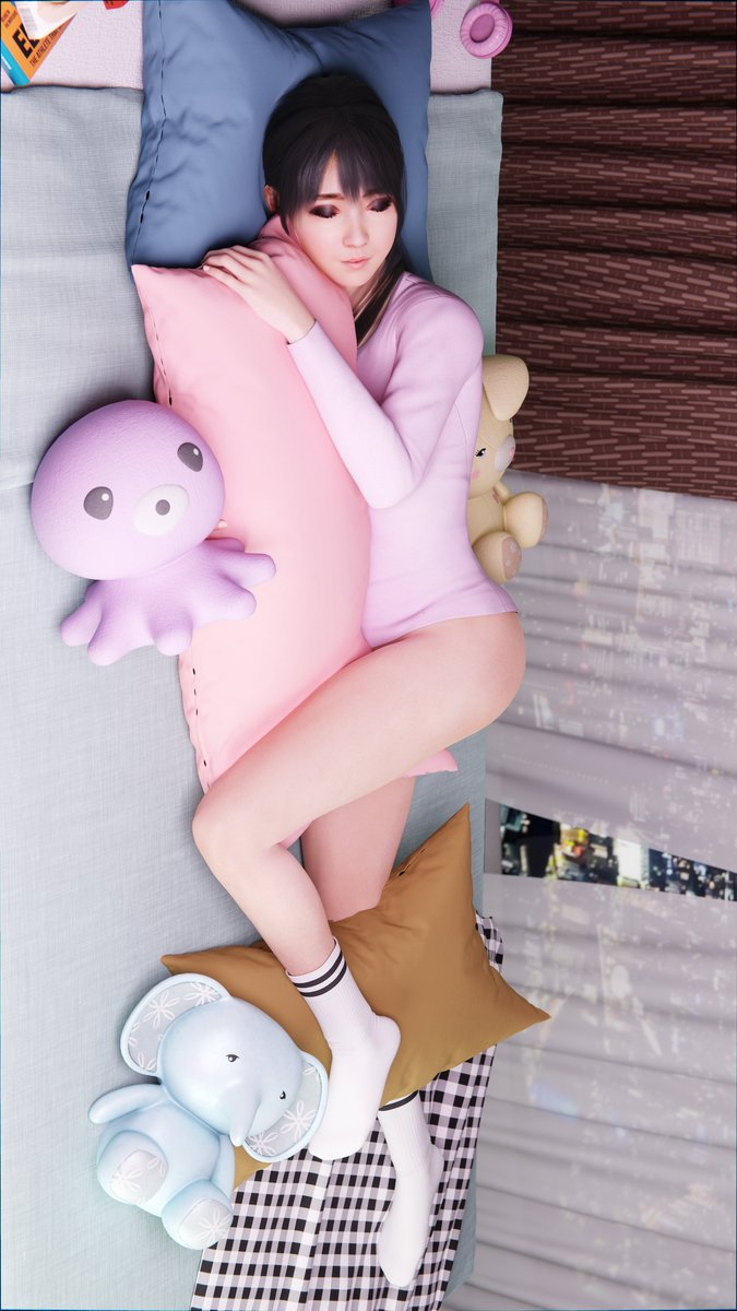Sweet Dreams Skyarsenic Pixiv 3DCG 3DX DAZ3D Blender render - Made of This  Sky Render 2