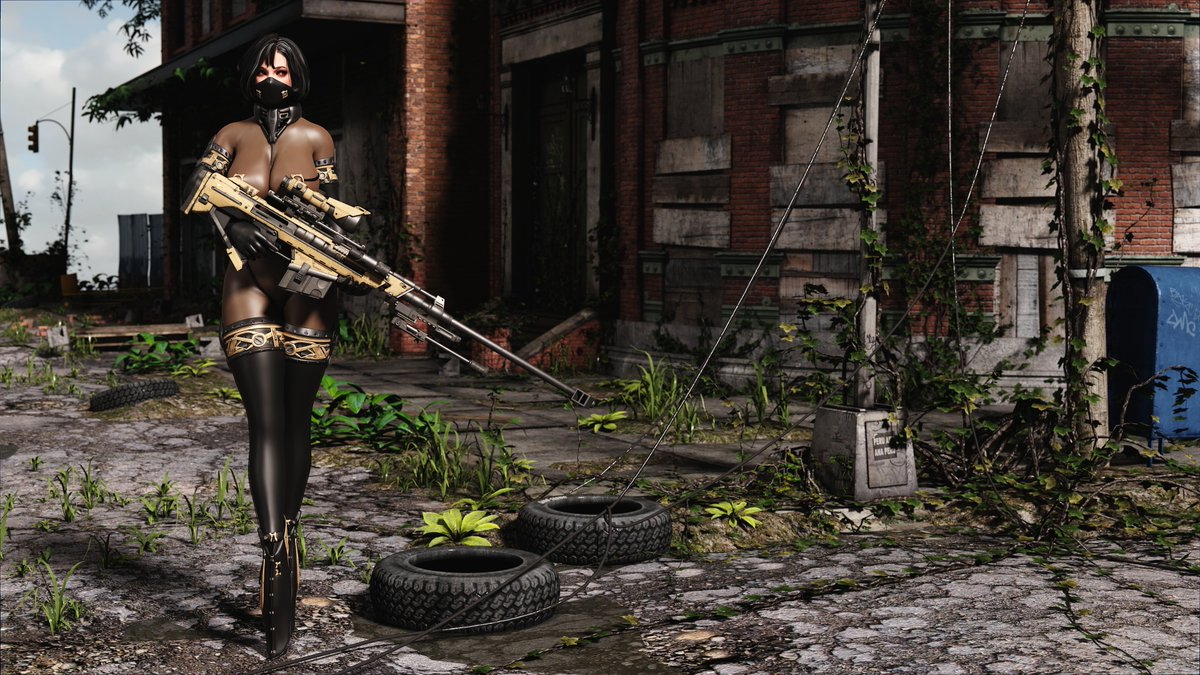 Alicia The Wanderer Skyarsenic Pixiv Tacticool 3DCG Skyrim OC Blender render SFW  Fantasy Art Character