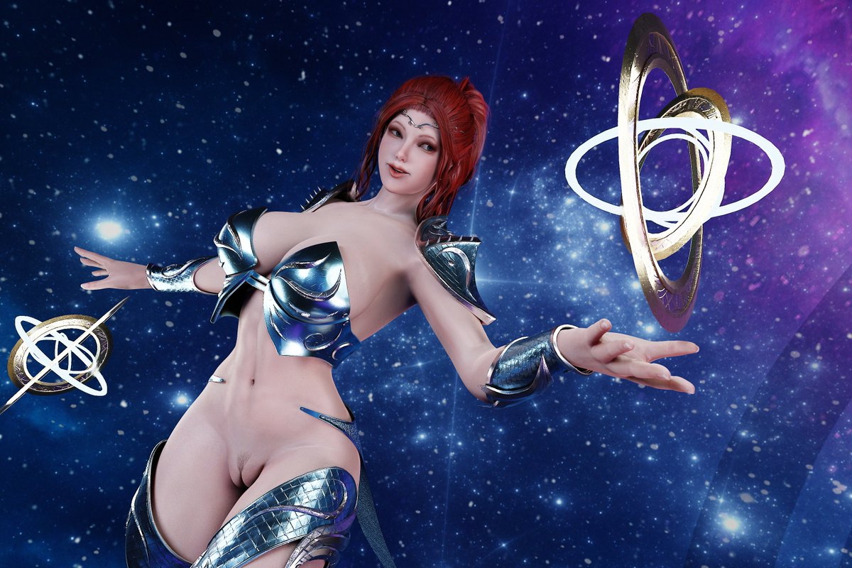 Astral Mage Skyarsenic Pixiv 3DCG Blender NSFW Mage Sky Nsfw