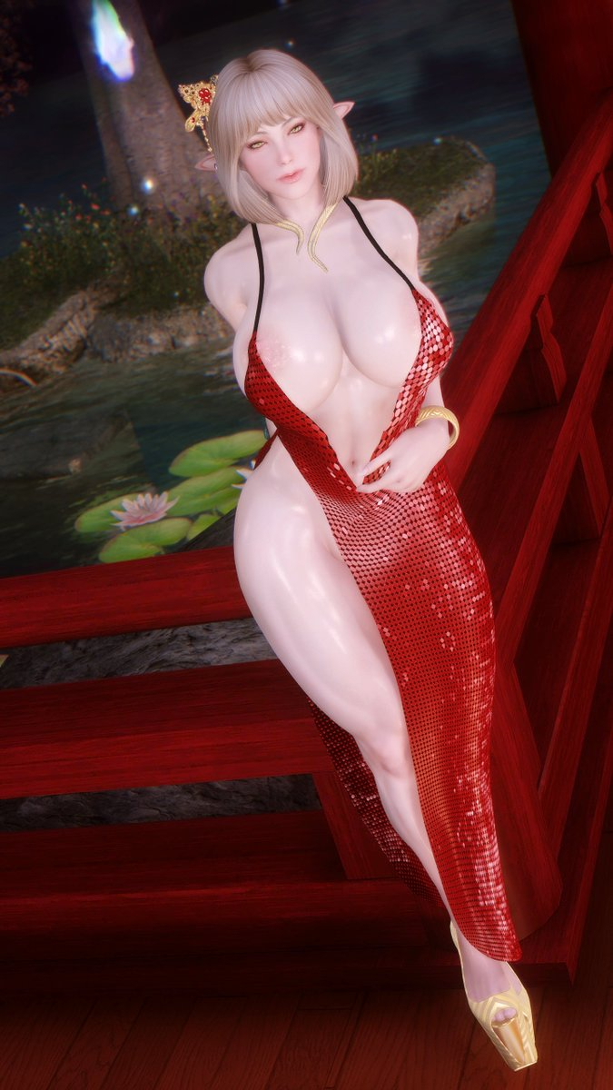 Daphne Dress Skyarsenic pixiv Skyarsenic Sketch Design Tribute Theme Dress Try Inspiration Skyrim Art DaphneDress Artwork Charactergirls Skyrim Nsfw