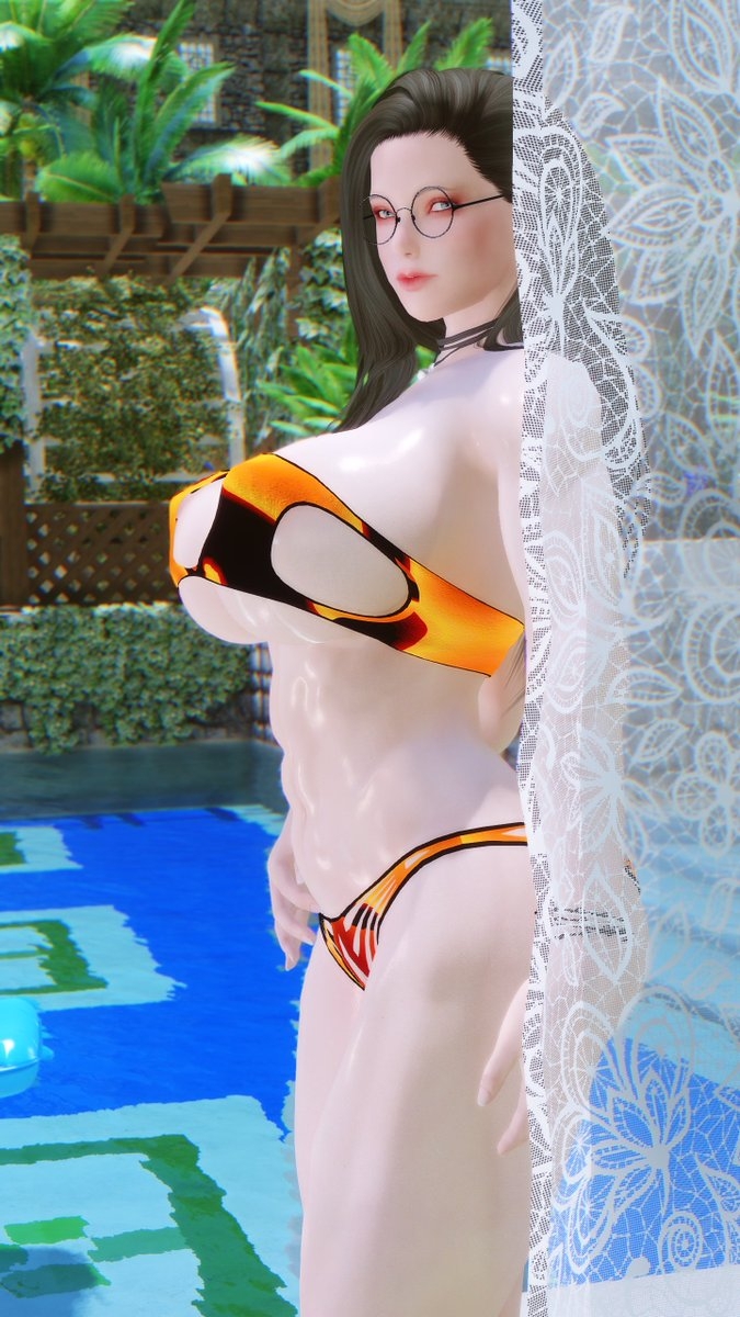 Pool Attire Skyarsenic pixiv - Are you ready for Summer?  Swimsuit Vacation Summer Pool 2