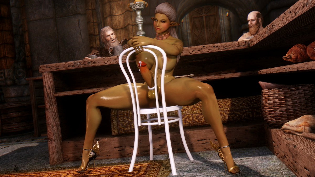 Shameless Skyarsenic Pixiv Skyarsenic Modded Skyrim NSFW futanari girl BTFqiksBk  Nsfw Futanari