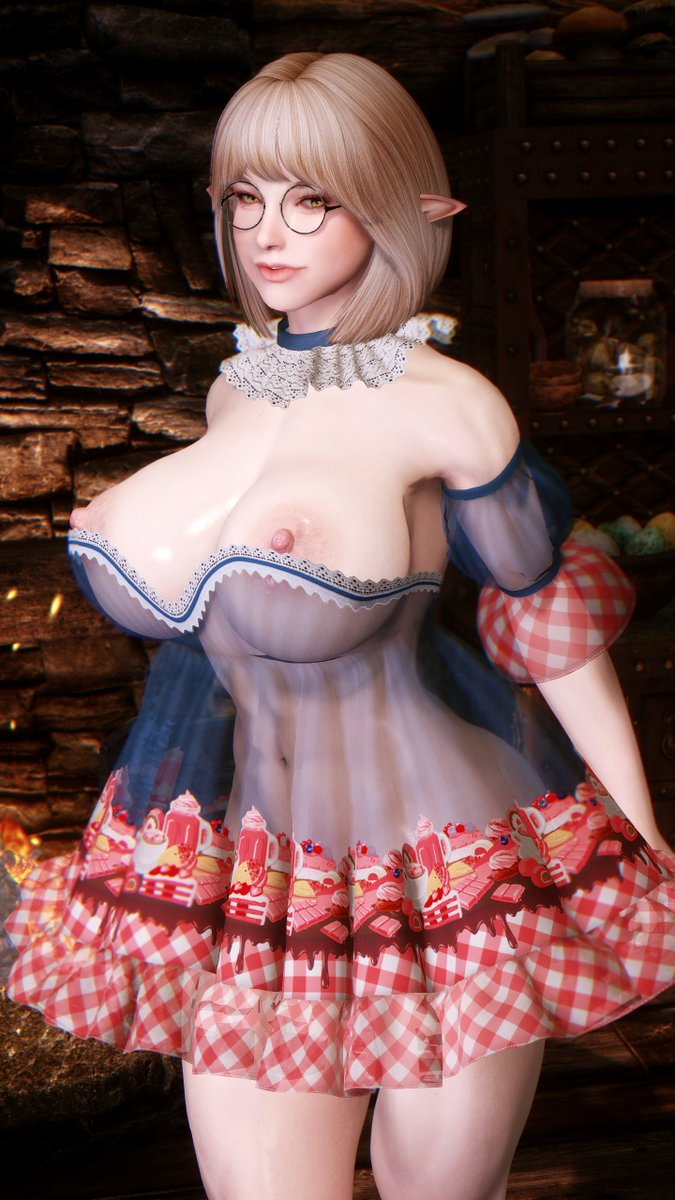 Conversion Release Esme Outfit for TBD TBD SE Skyarsenic pixiv Download link Modded Skyrim Conversion Release NSFW Skyrim Outfit Nsfw