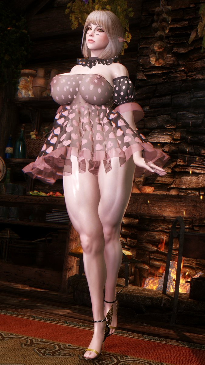 Conversion Release Esme Outfit for TBD TBD SE Skyarsenic pixiv Download link Modded Skyrim Conversion Release NSFW Skyrim Outfit Nsfw 2
