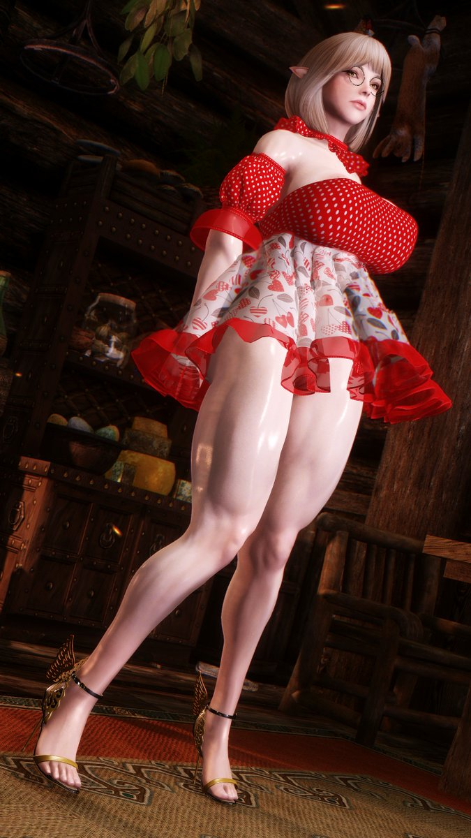 Conversion Release Esme Outfit for TBD TBD SE Skyarsenic pixiv Download link Modded Skyrim Conversion Release NSFW Skyrim Outfit Nsfw 4