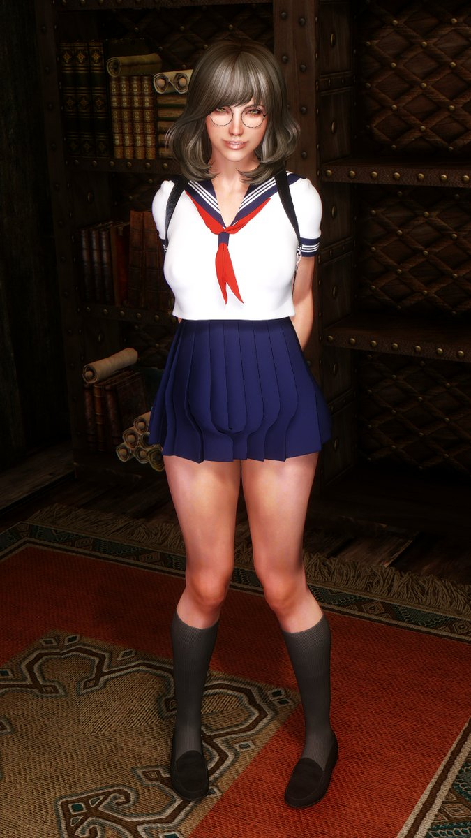 Release Japanese School Uniform Skyarsenic Skyrim Conversion Release Download link Skyarsenic Skyarsenic Skyrim Japanese School Uniform 2
