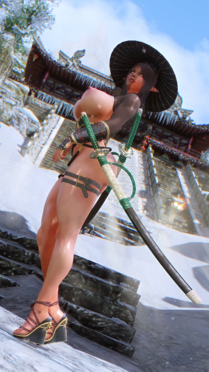 Akavir Ronin Stranger s Land Skyarsenic Pixiv Skyrim Ronin Nsfw 3