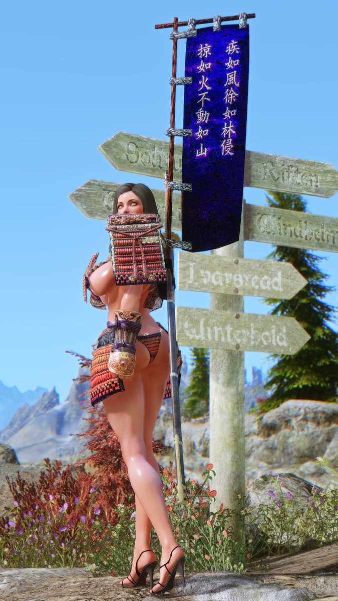 Akavir Samurai Far From Home Skyarsenic Pixiv Hires pics at httpsctoxPaKfd7jMj #Skyrim #Modded #AkavirSamurai httptco41Pi5n7Vq7 Skyrim Samurai 3