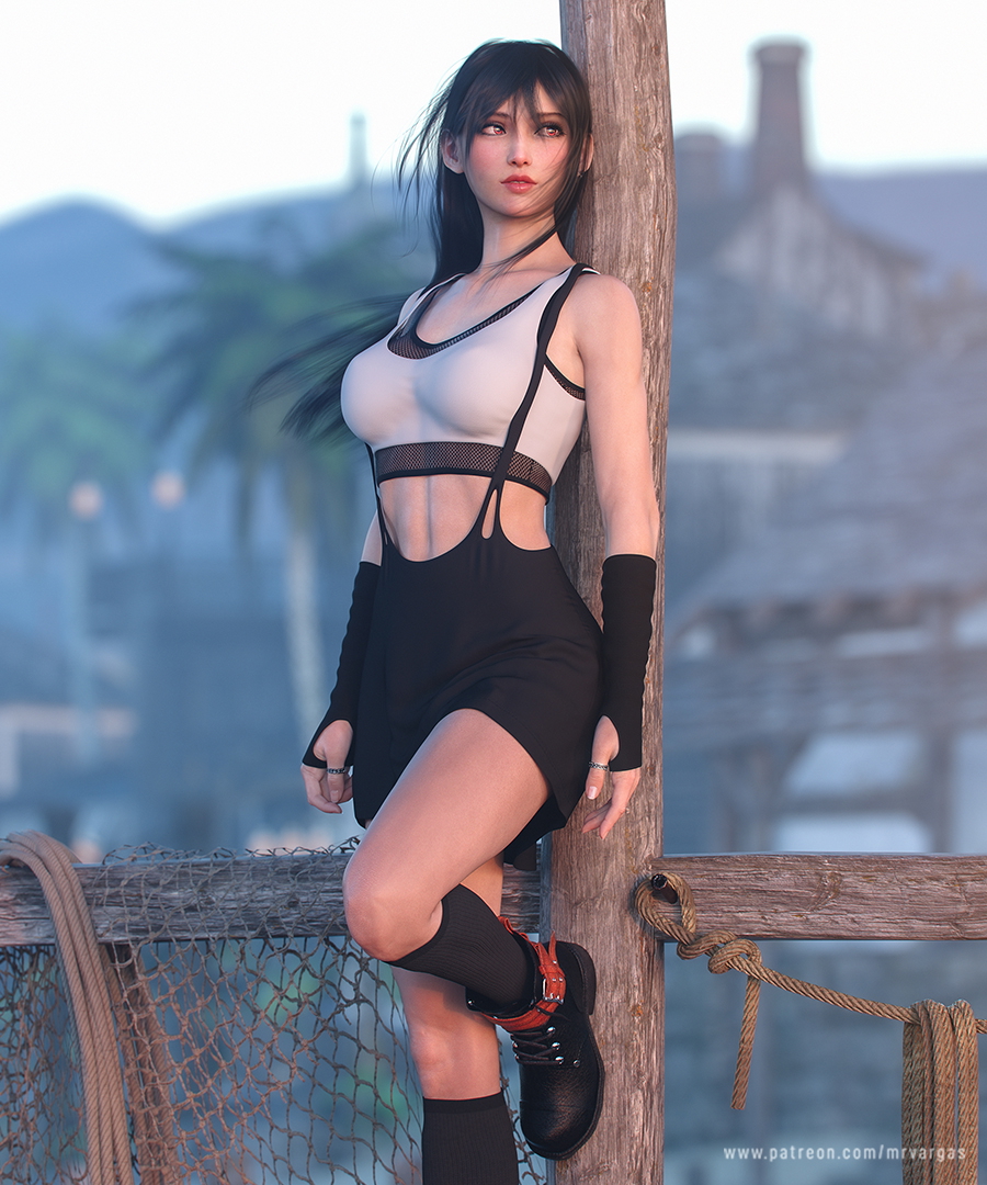 4K and 8K versions available FinalFantasyVIITifaLockhart  Finalfantasy